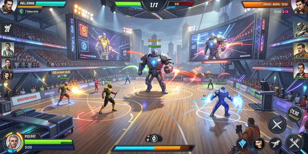 Tangkapan layar menunjukkan interaksi multiplayer dalam SATRIA123.