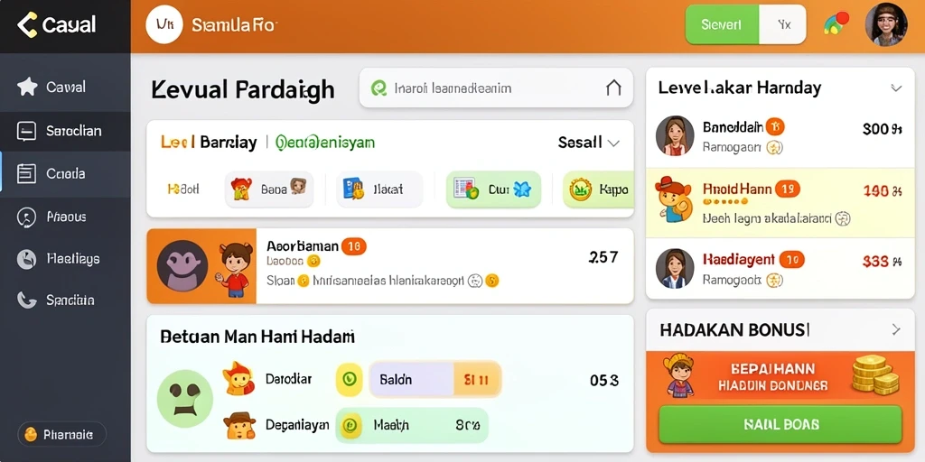 Level yang penuh tantangan dan petualangan menarik.