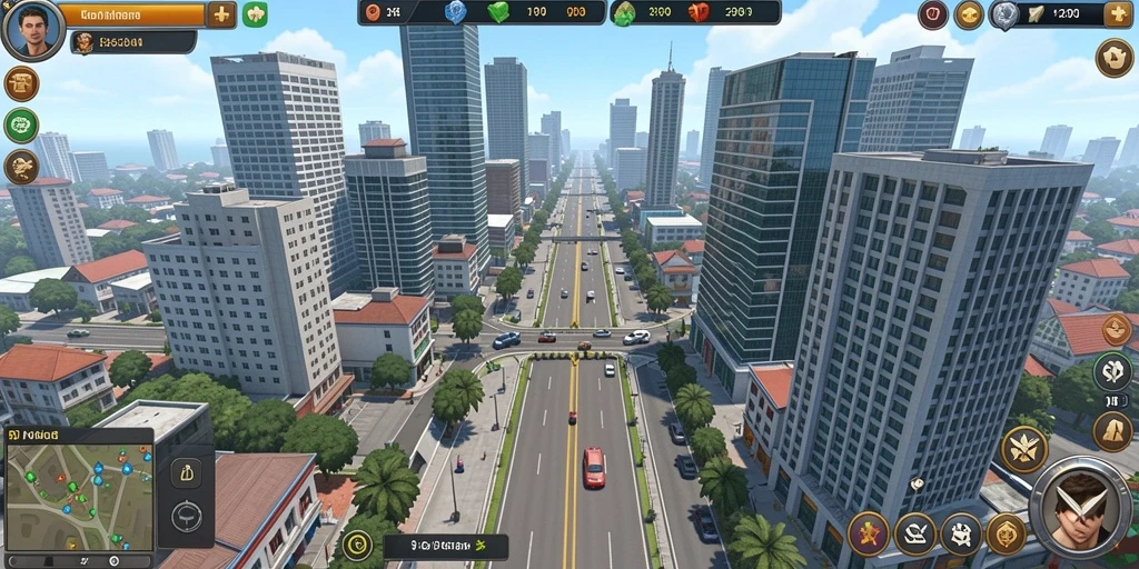 Screenshot dari misi teka-teki yang menantang.